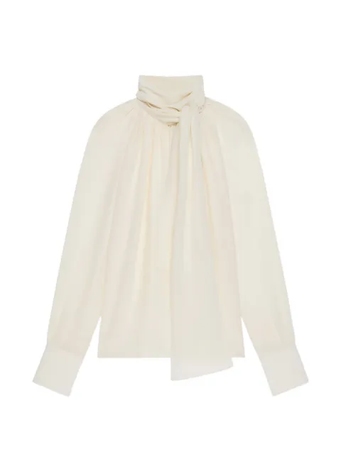 Givenchy knot collar blouse