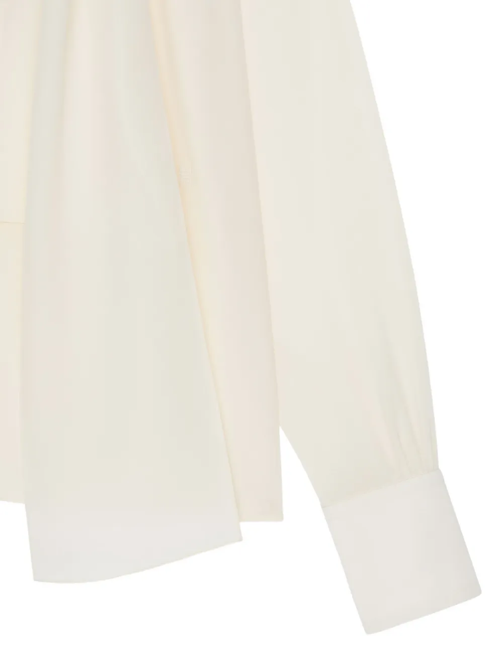 Givenchy Knot Collar Blouse In Neutral