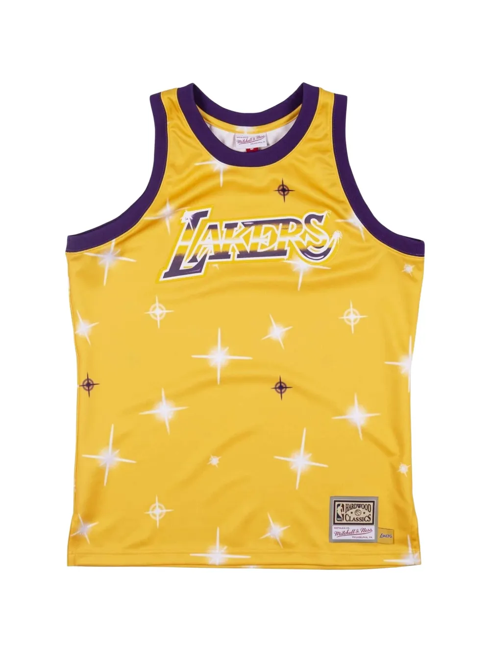 Mitchell & Ness graphic sleeveless jersey - Giallo