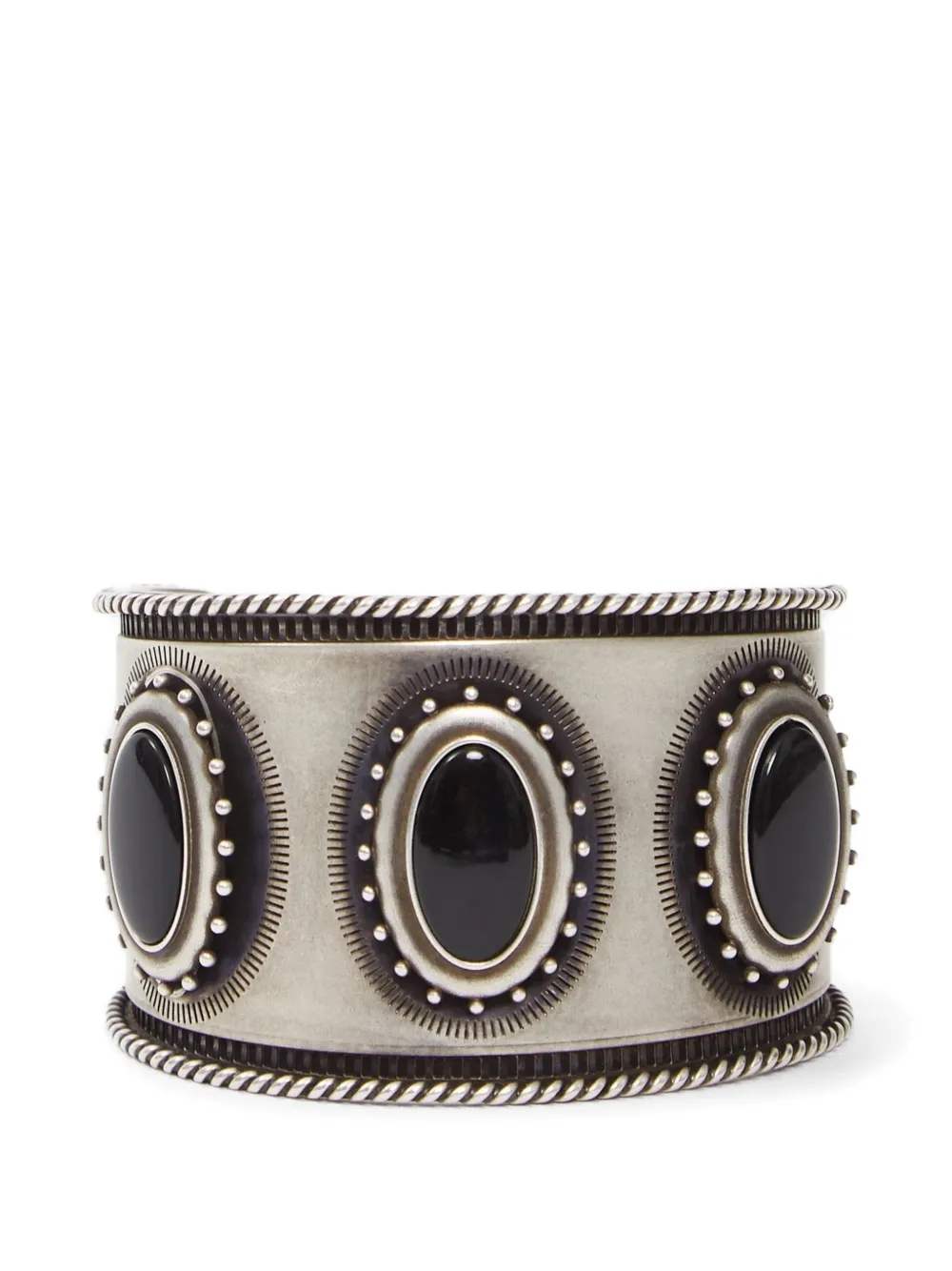 Ann Demeulemeester Bracciale rigido Luba inciso - Argento