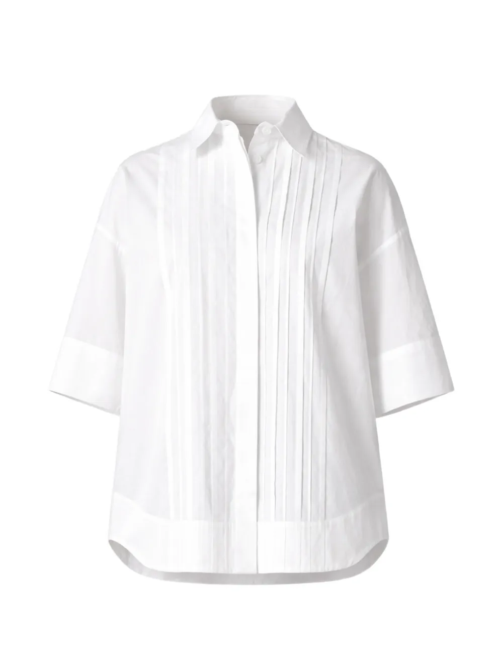 P.A.R.O.S.H. pleated shirt - Bianco