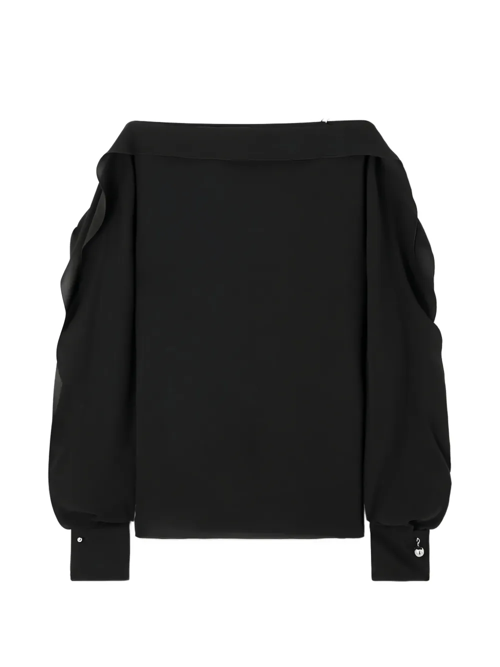Lanvin crystal-embellishment sweatshirt - Black