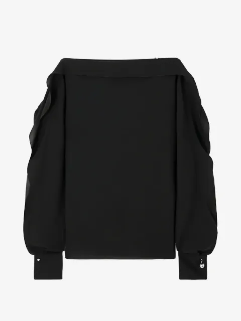 Lanvin crystal-embellishment sweatshirt