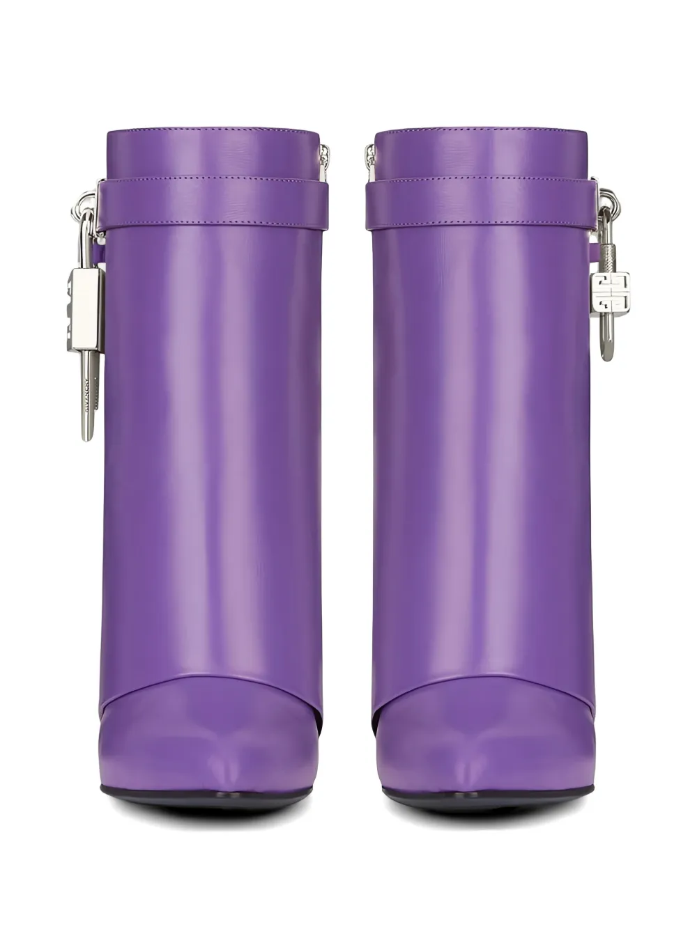 Givenchy Shark Lock ankle boots Paars