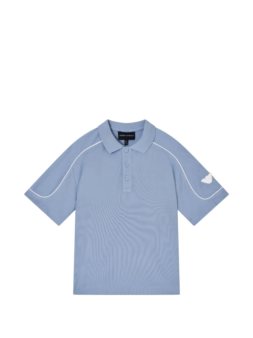 Emporio Armani Kids logo polo shirt - Blu