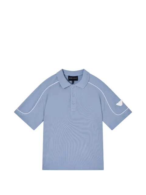 Emporio Armani Kids 로고 폴로 셔츠
