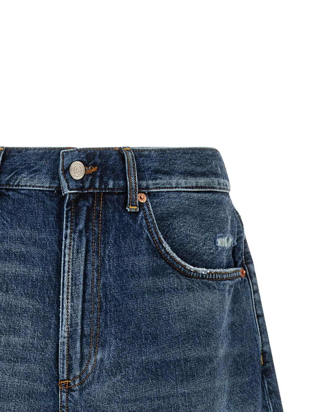 Department 5 Broek met knoopsluiting Blauw