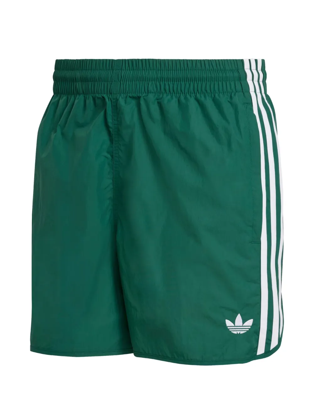 adidas three-stripe logo shorts - Verde