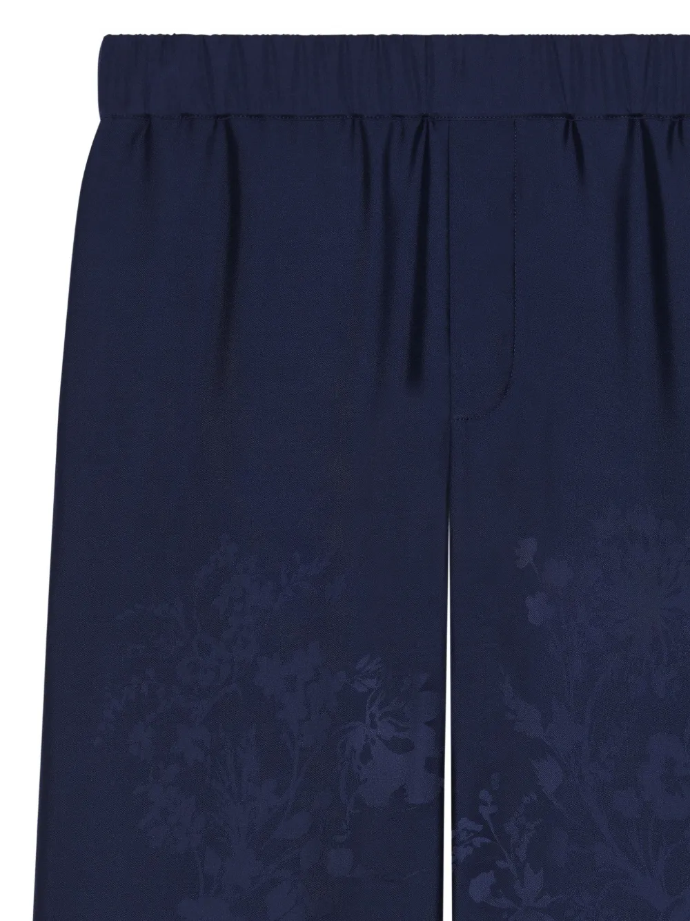  Givenchy Floral Jacquard Trousers - Blue 