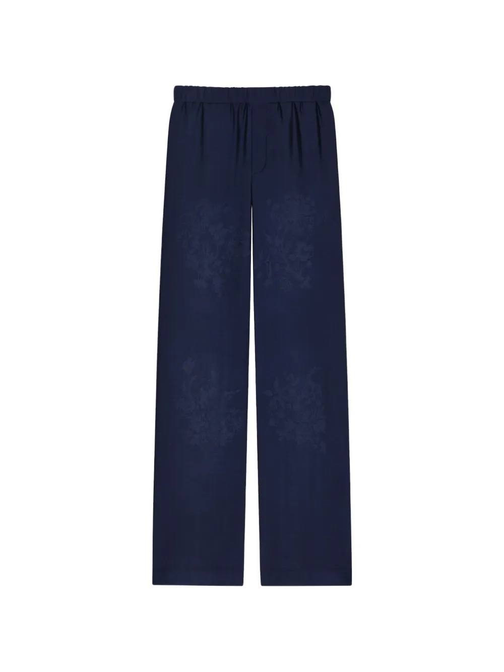 Givenchy floral jacquard trousers - Blu