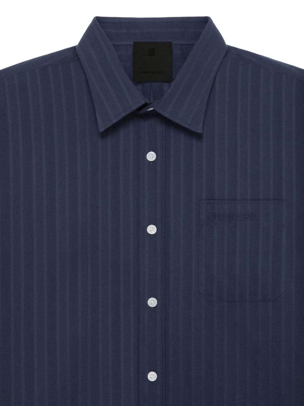 Givenchy 포켓 스트라이프 셔츠