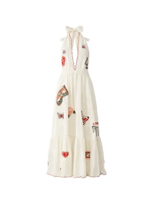 chinese dress ladies Lysette Maxi- Tea Combo ~ Free People – Arizonia Rose main image 1