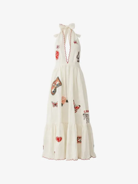Camilla Vestido High Class Hookah longo