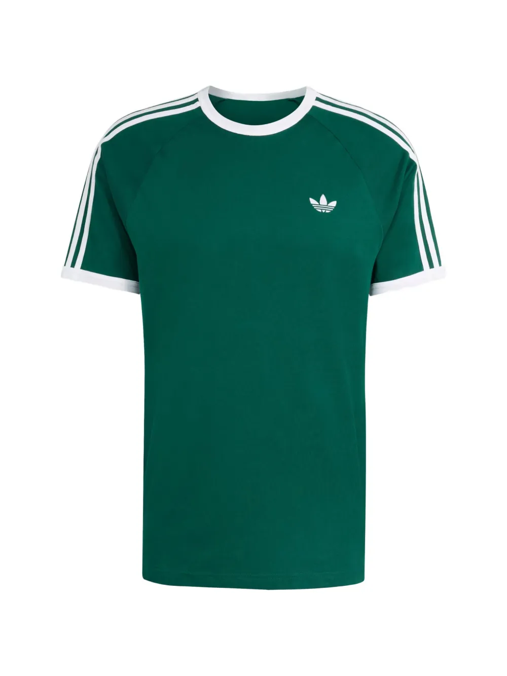 adidas stripe logo T-shirt - Verde