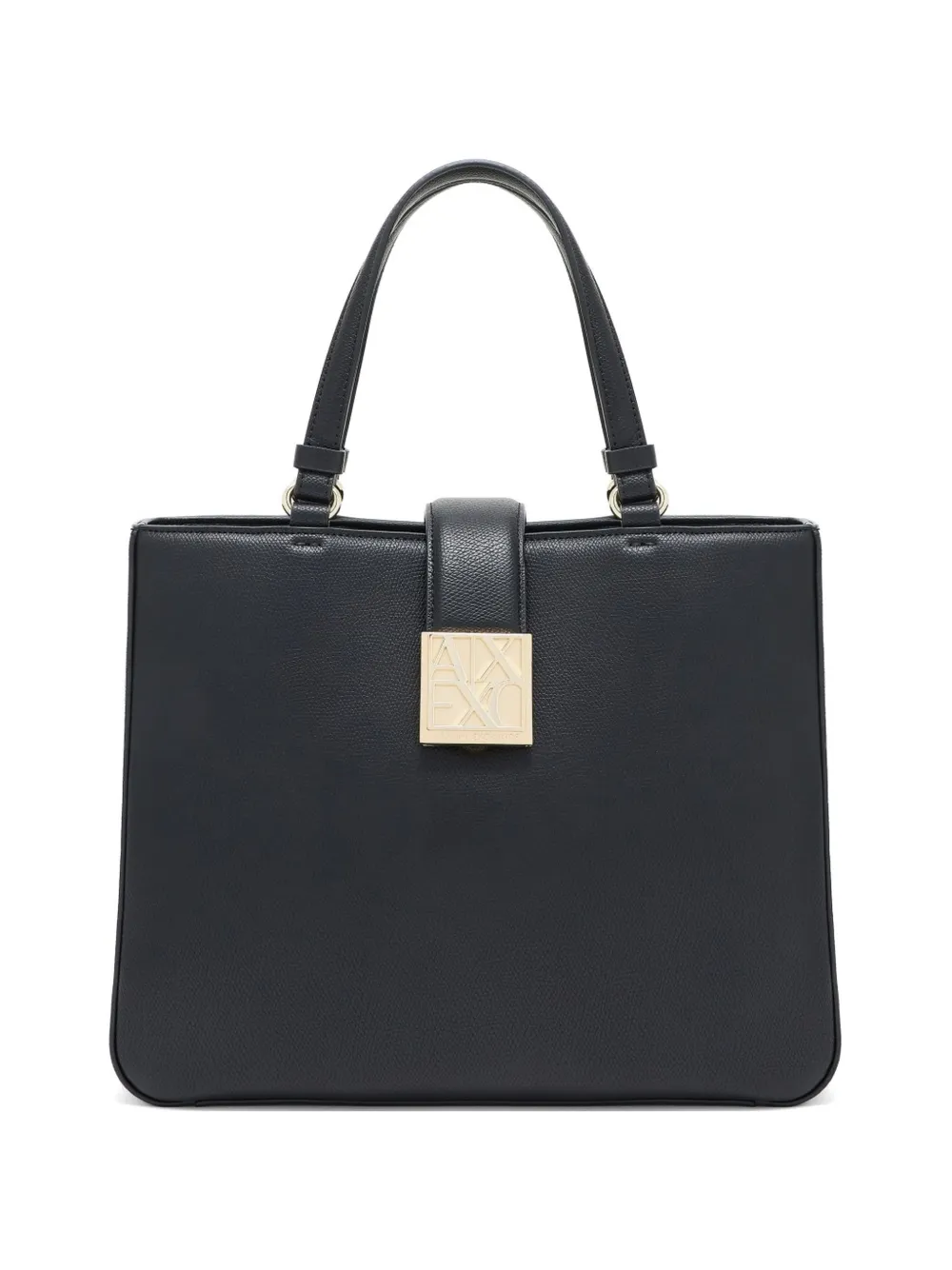 Armani Exchange logo-plaque tote bag - Nero