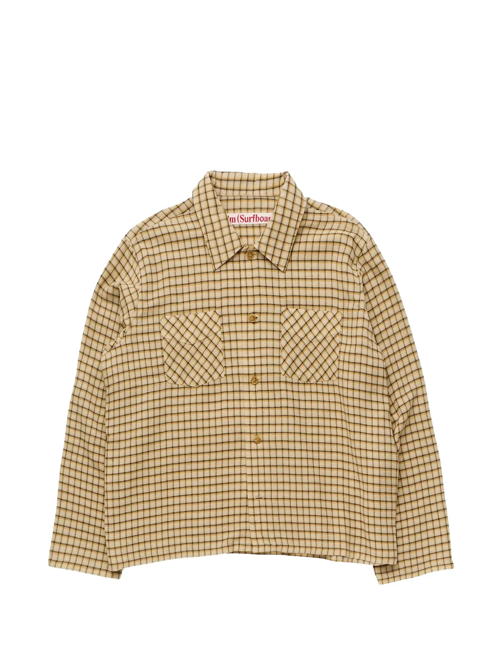 Stockholm Surfboard Club check pocket shirt - Toni neutri