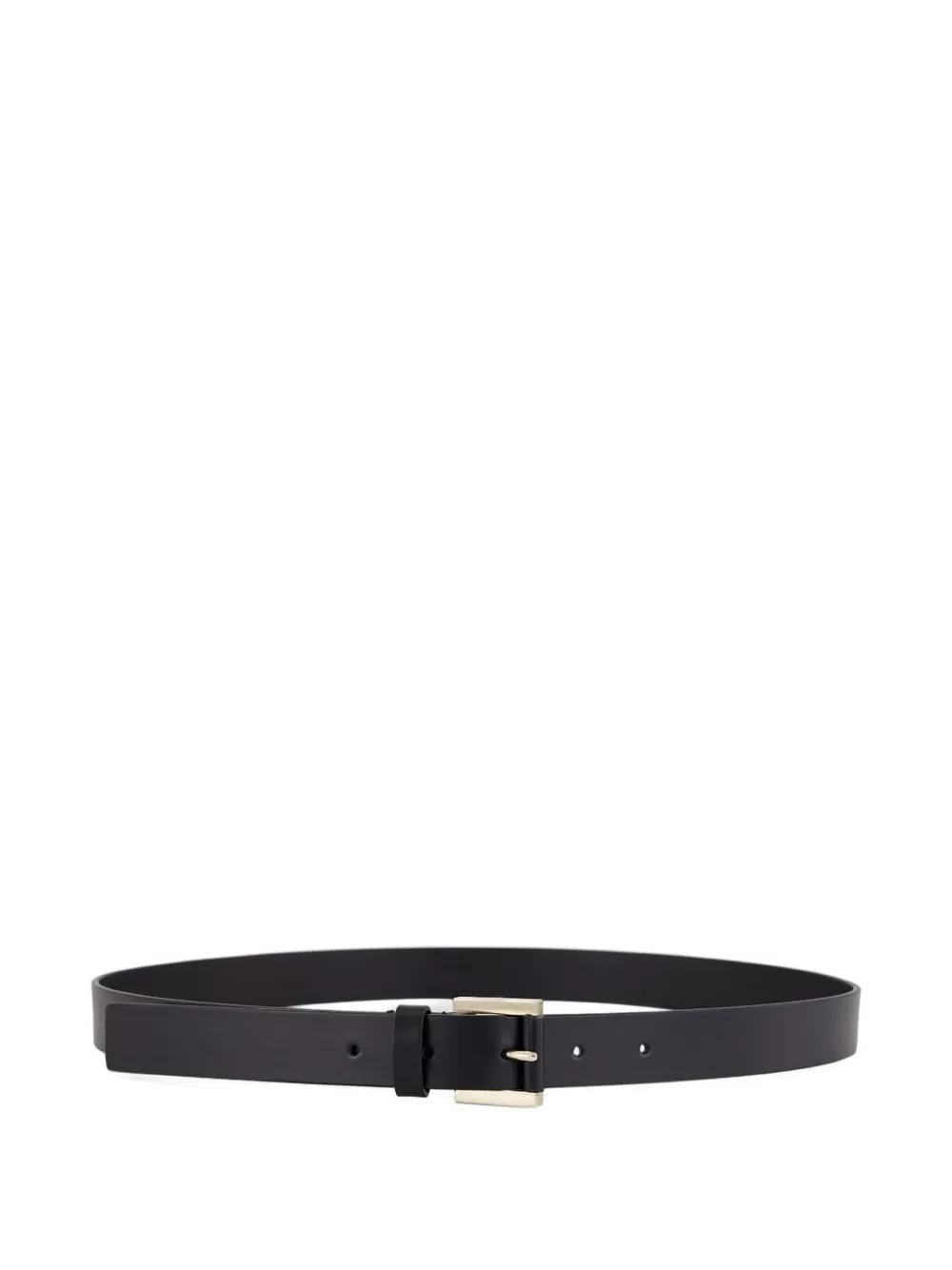 Tom Ford Leather Buckle Belt In Black