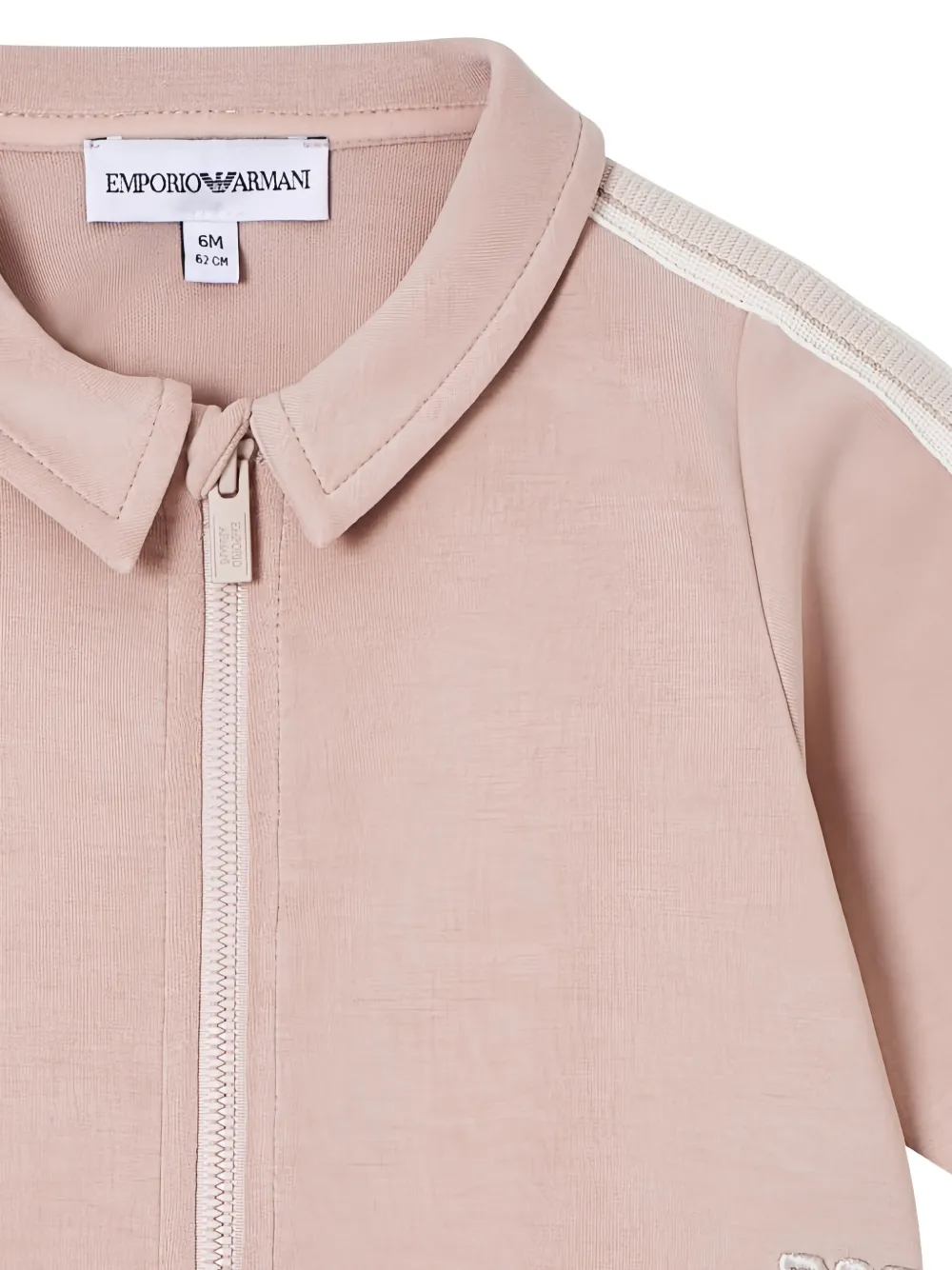 Emporio Armani Kids Sweater met rits Roze