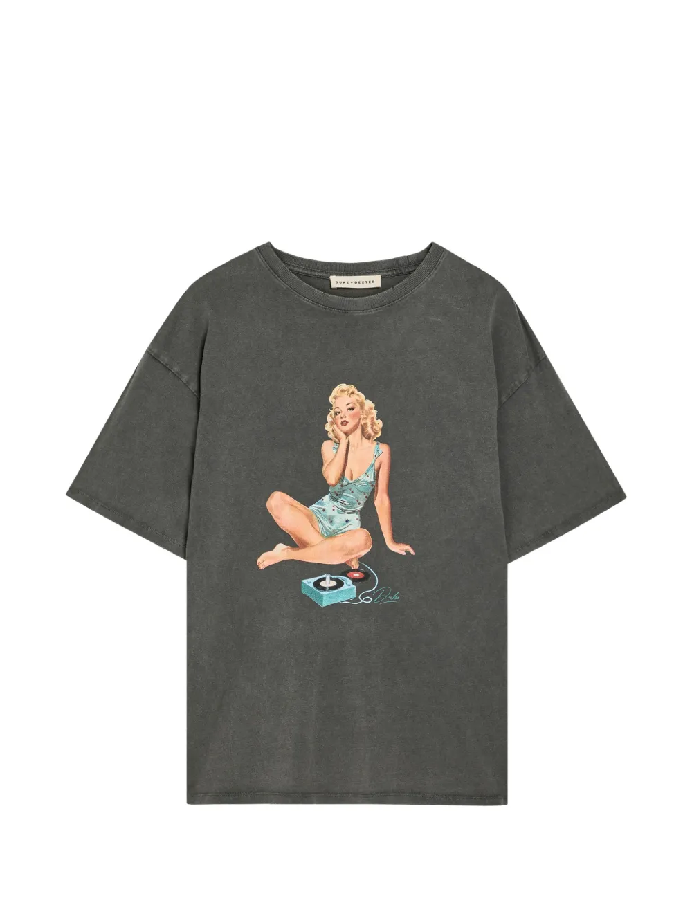 DUKE & DEXTER graphic-print T-shirt - Grigio
