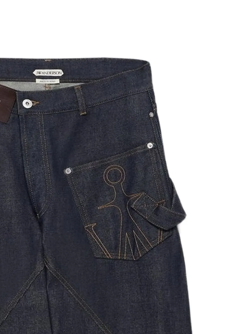 twisted workwear denim jeans