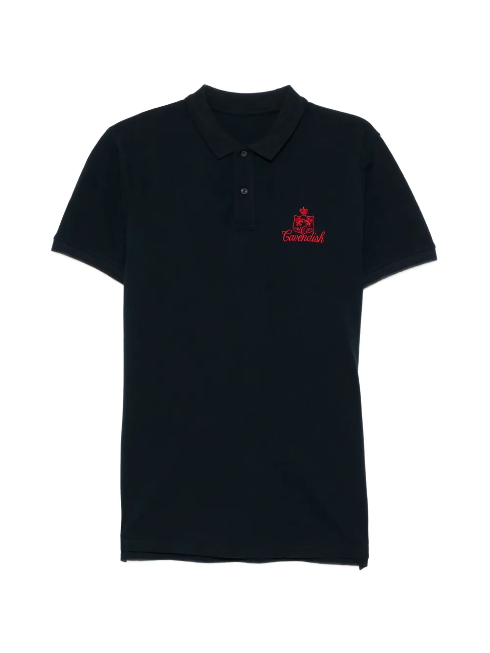 Cavendish logo-embroidered polo shirt - Blu