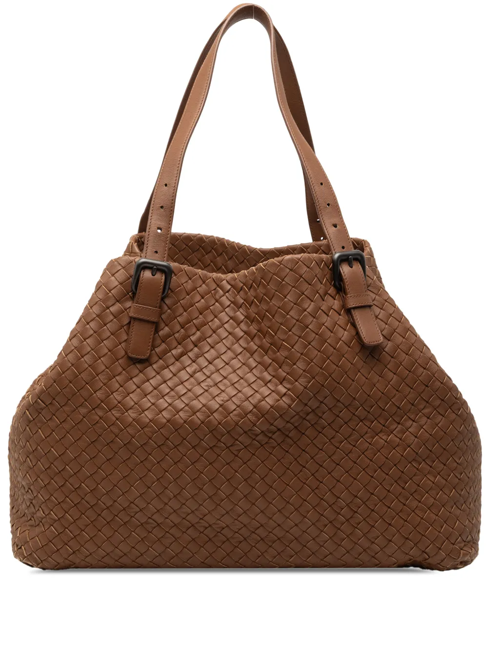 Bottega Veneta Pre-Owned 2012-2025 Large Nappa Intrecciato Cesta tote bag - Marrone