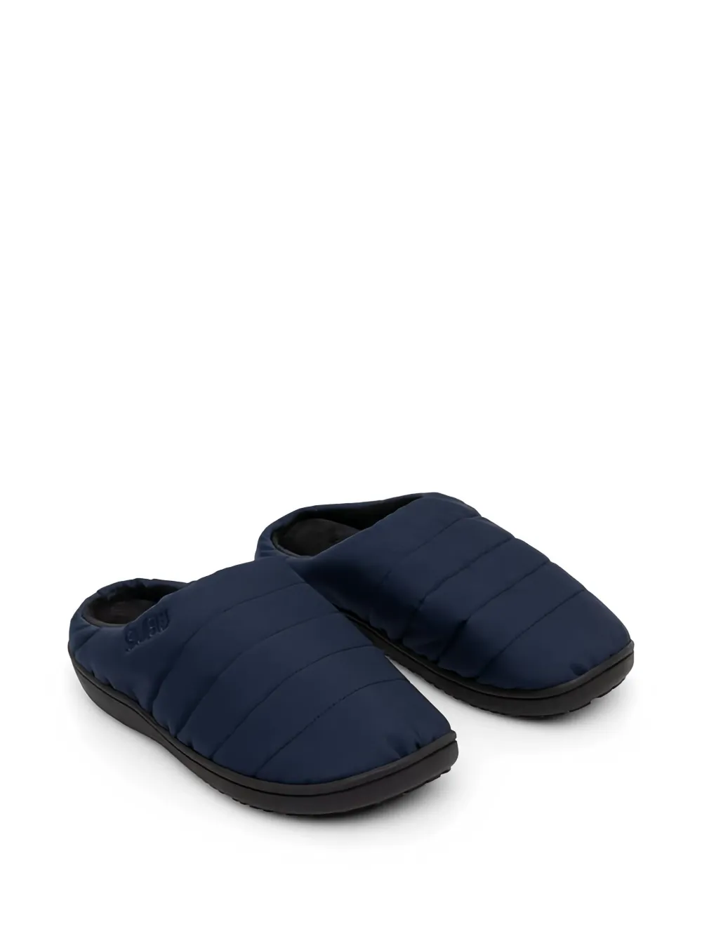 SUBU Nannen F-Line gewatteerde slippers met logodetail Blauw