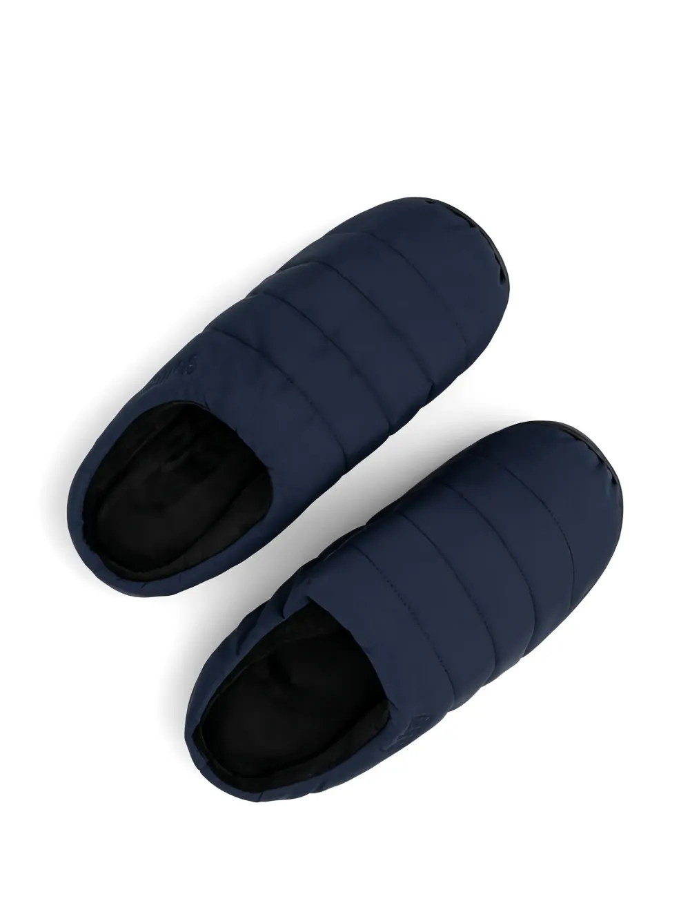 SUBU Nannen F-Line gewatteerde slippers met logodetail Blauw