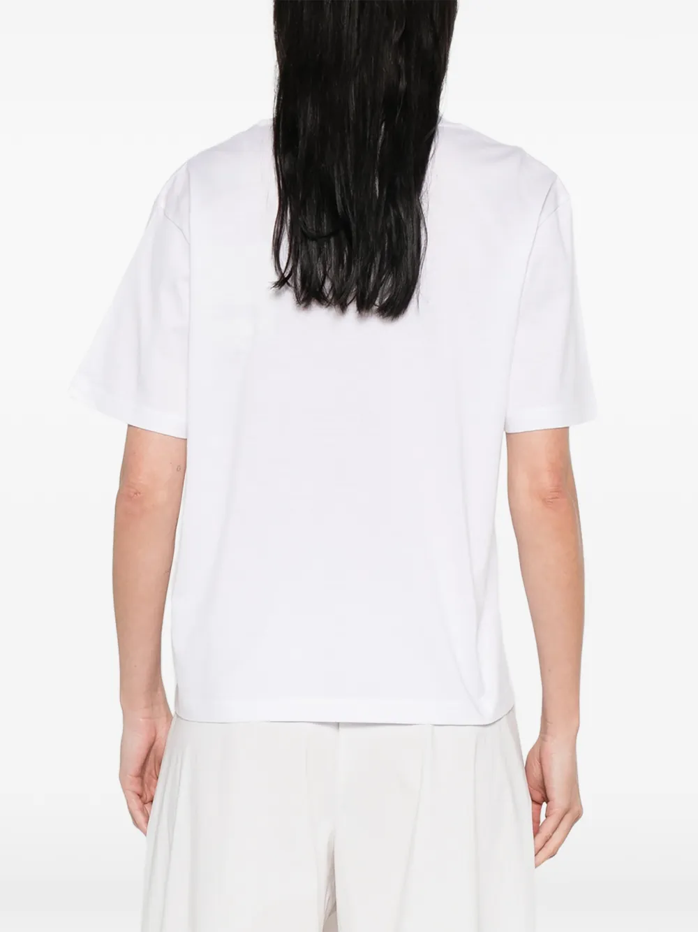 Herno T-shirt met ronde hals Wit