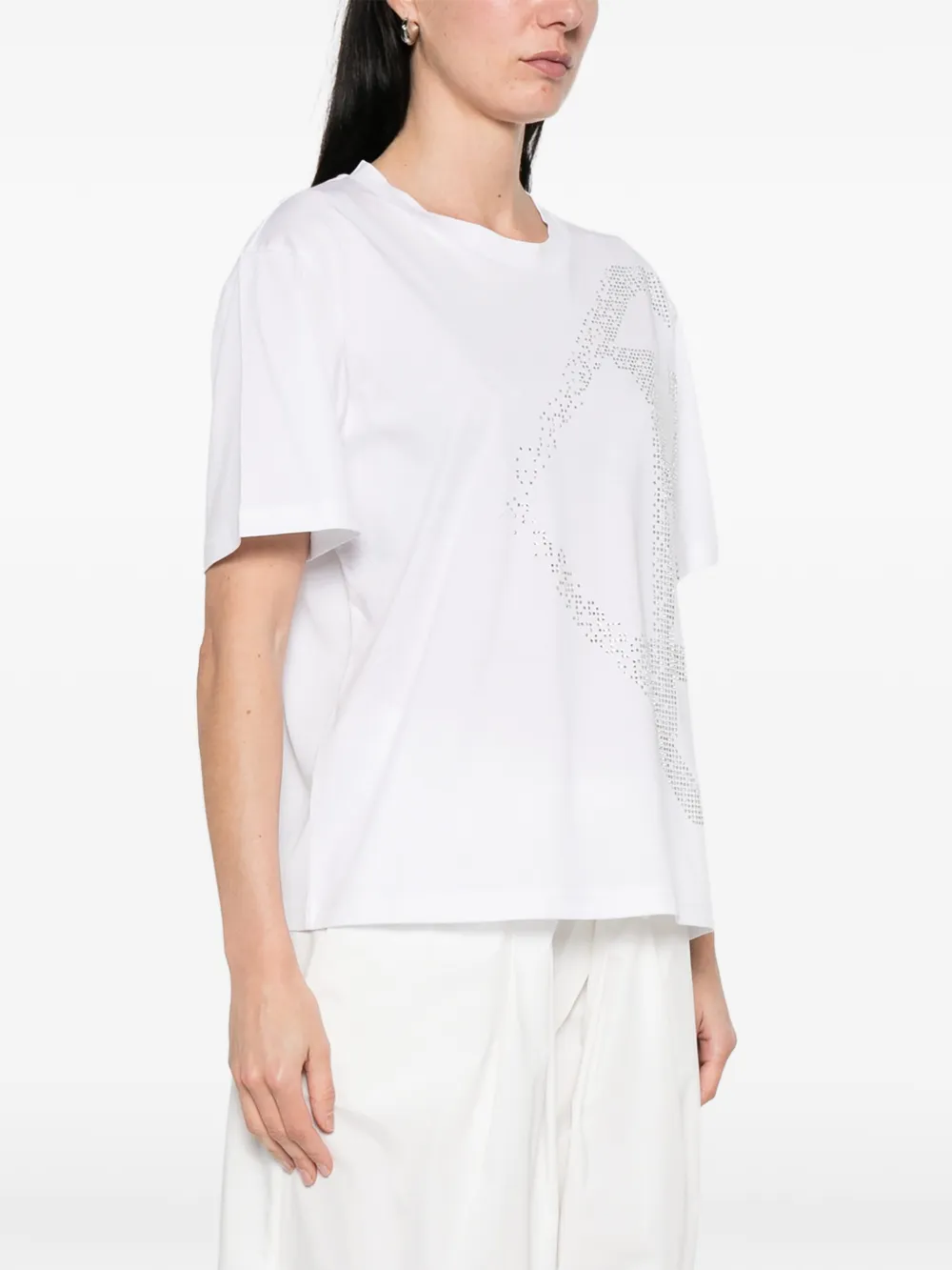 Herno T-shirt met ronde hals Wit