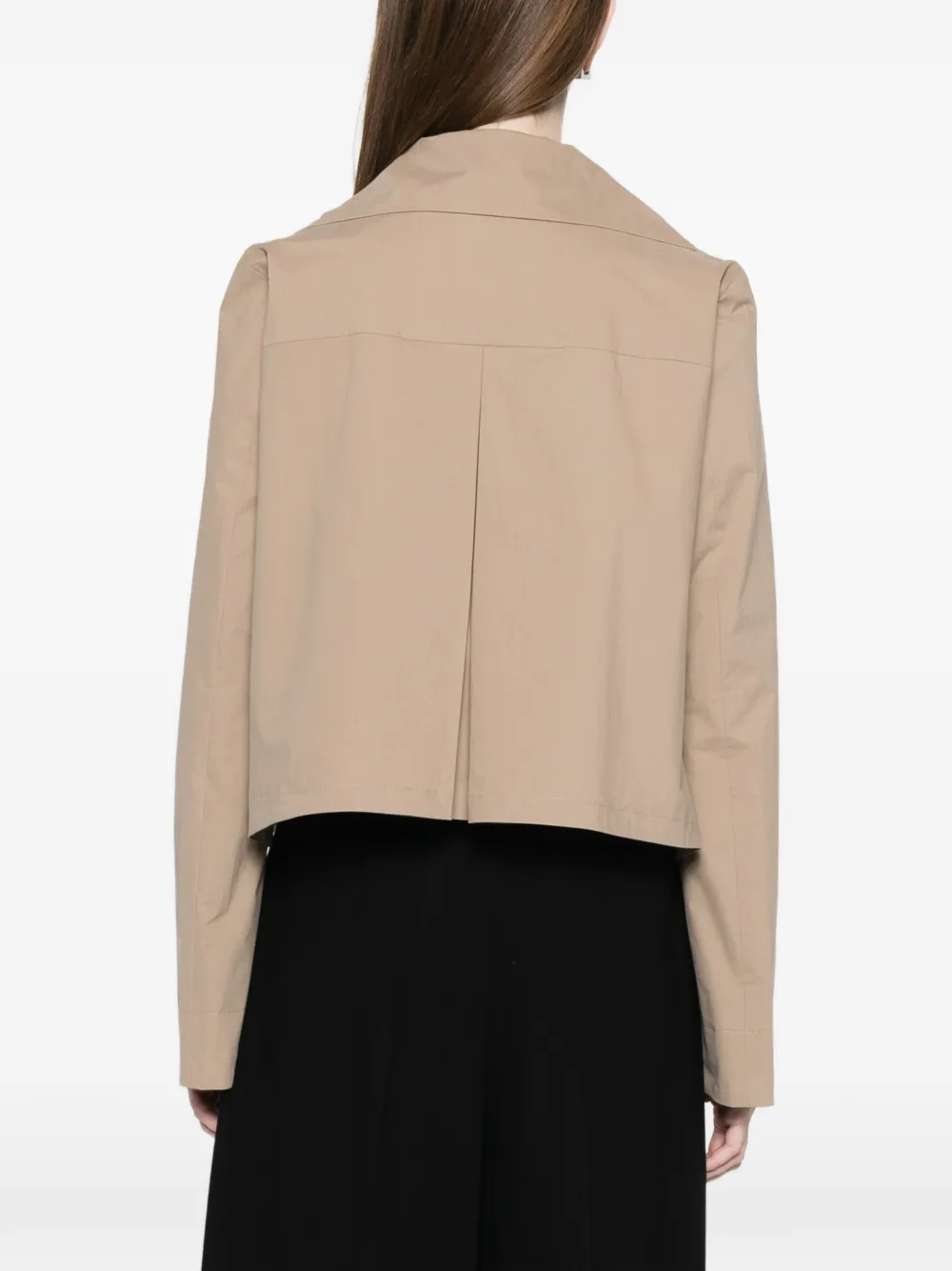 Emporio Armani Jack met dubbele rij knopen Beige
