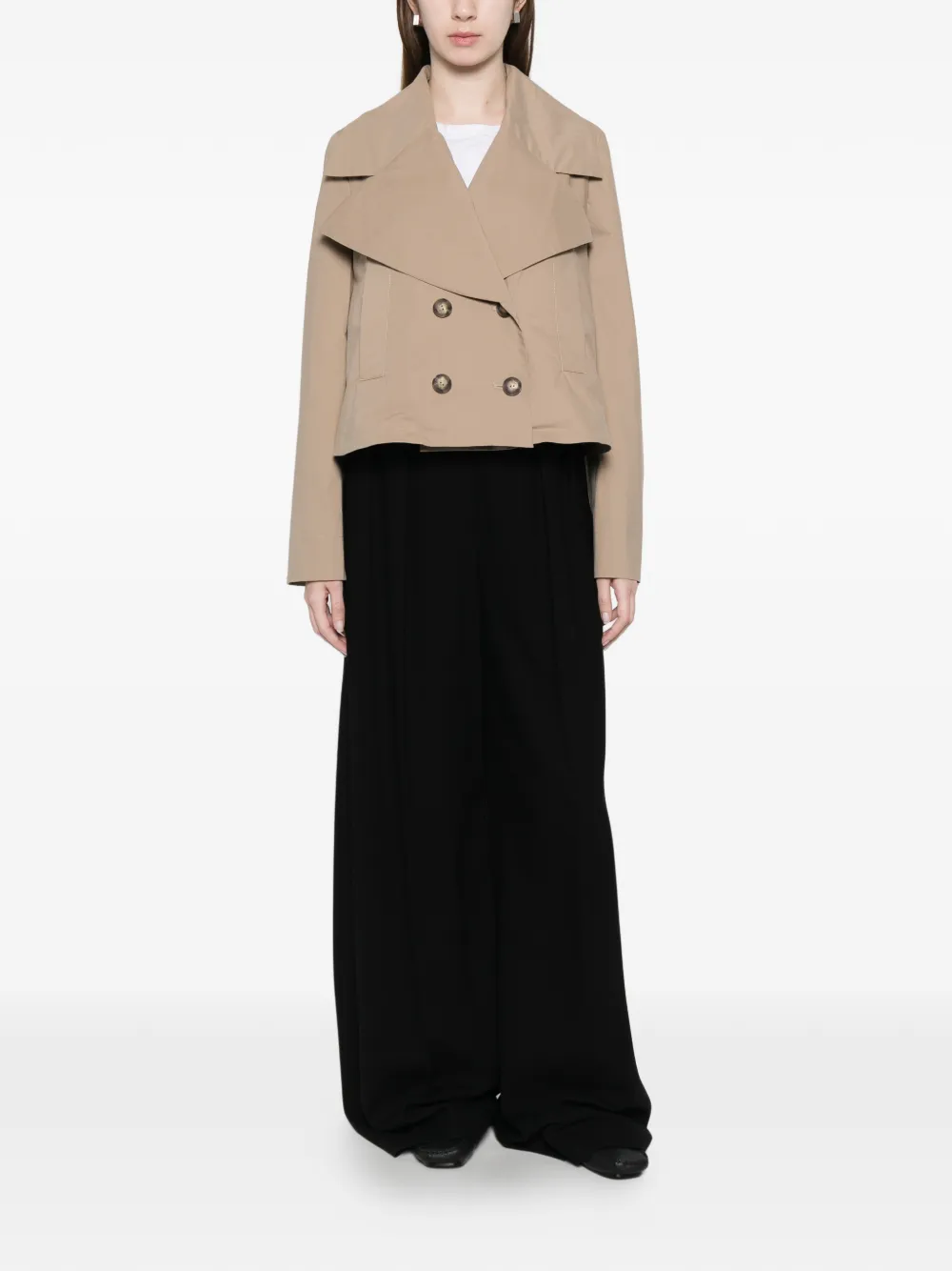  Emporio Armani Double-breasted Jacket - Neutrals 