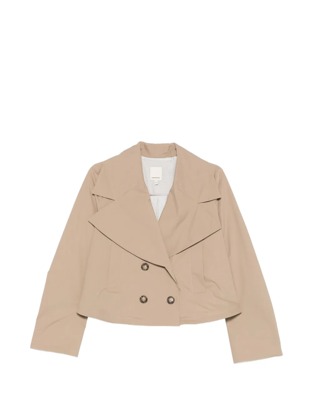Emporio Armani double-breasted jacket - Toni neutri