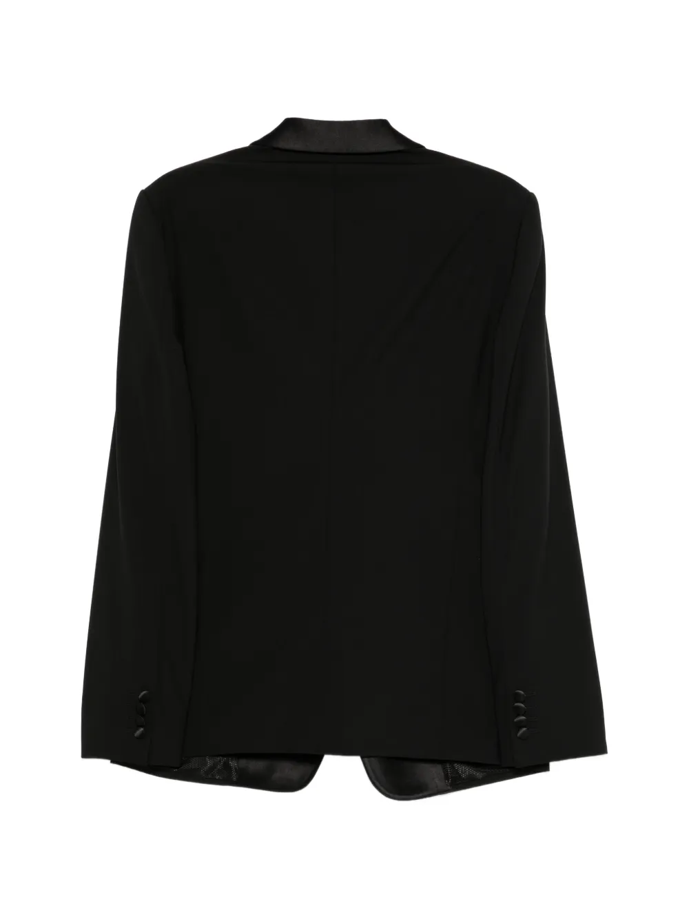 Emporio Armani Pak met enkele rij knopen Zwart