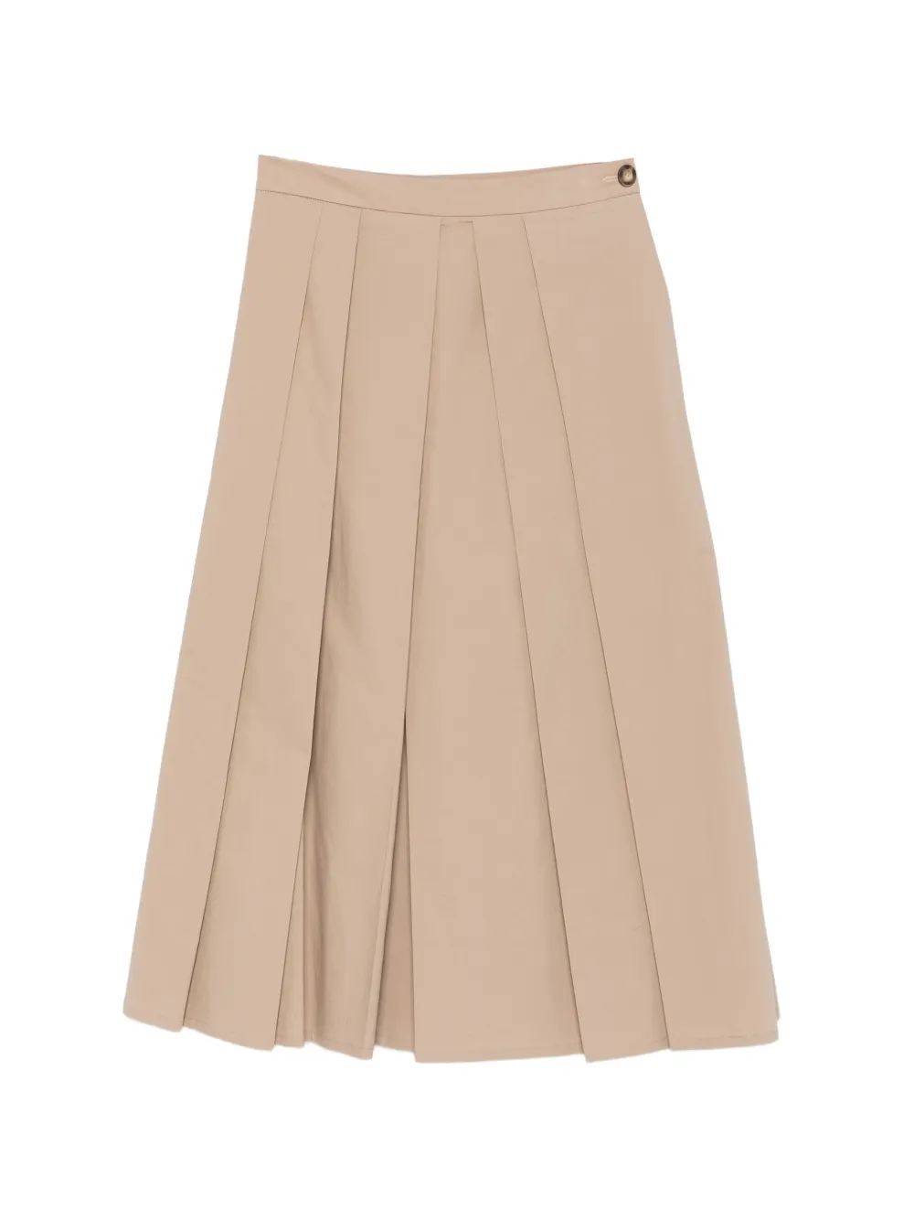 Emporio Armani pleated midi skirt - Toni neutri