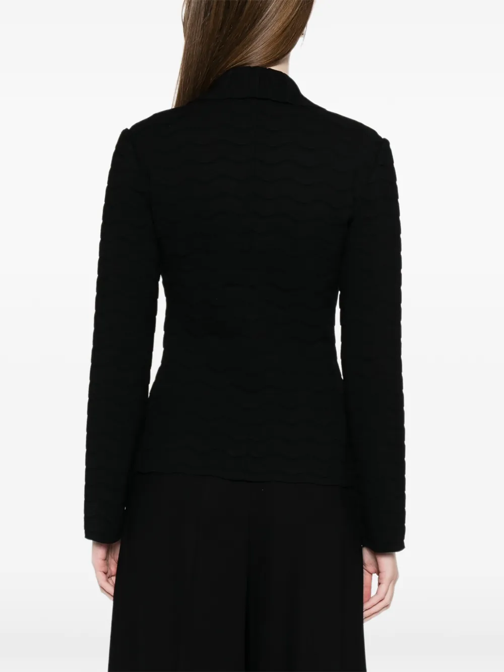 button-up textured jacket