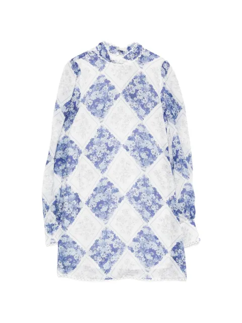 TWINSET vestido corto con estampado floral