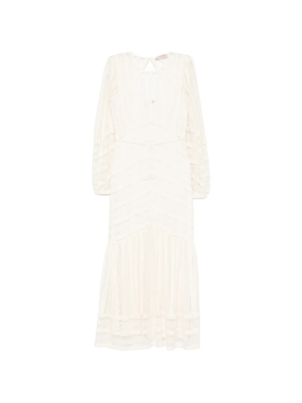 TWINSET long-sleeve maxi dress - Toni neutri