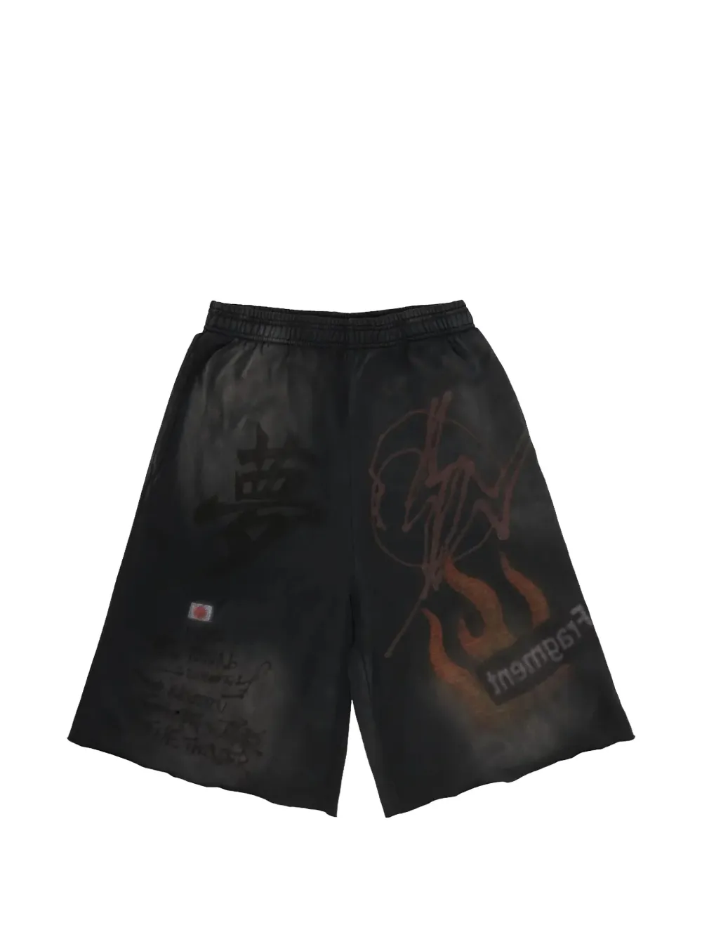 Nike x Cactus Jack x Fragment graphic track shorts - Nero