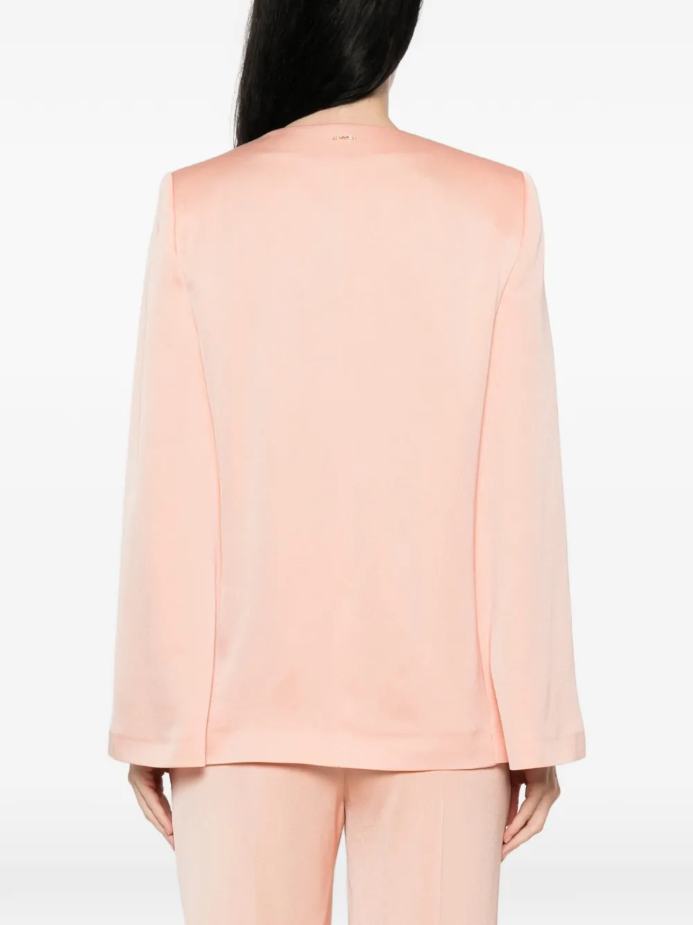 TWINSET Satijnen cape jack Oranje