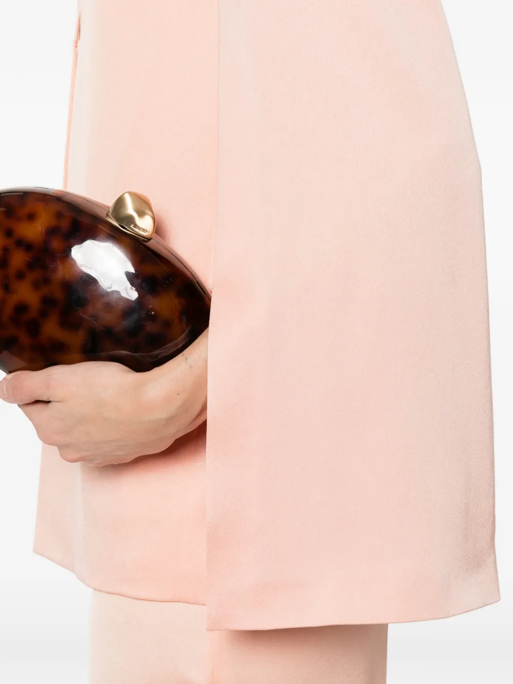 TWINSET Satijnen cape jack Oranje