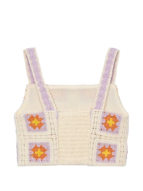 Mayoral top de crochet con detalle floral