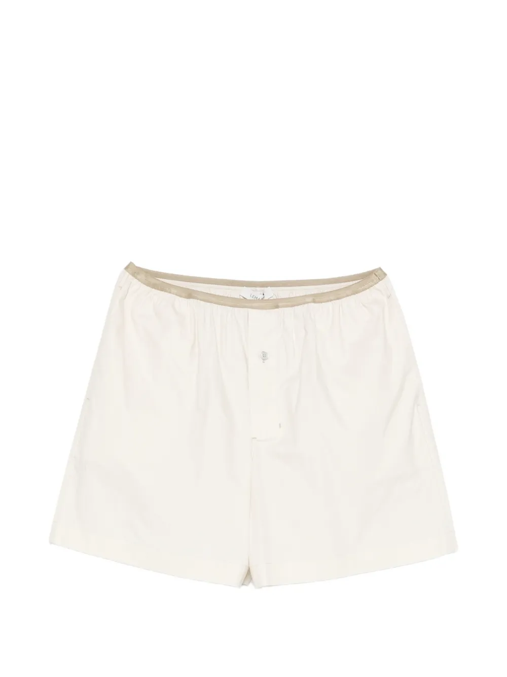LEMAIRE button-embellishment shorts - Toni neutri