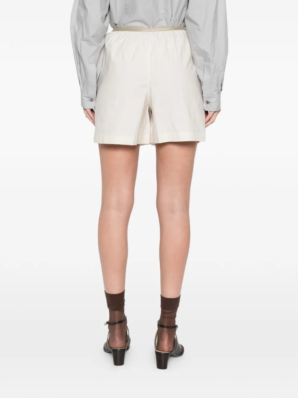 LEMAIRE Shorts verfraaid met knopen Beige