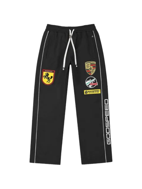 GODSPEED drawstring graphic track pants