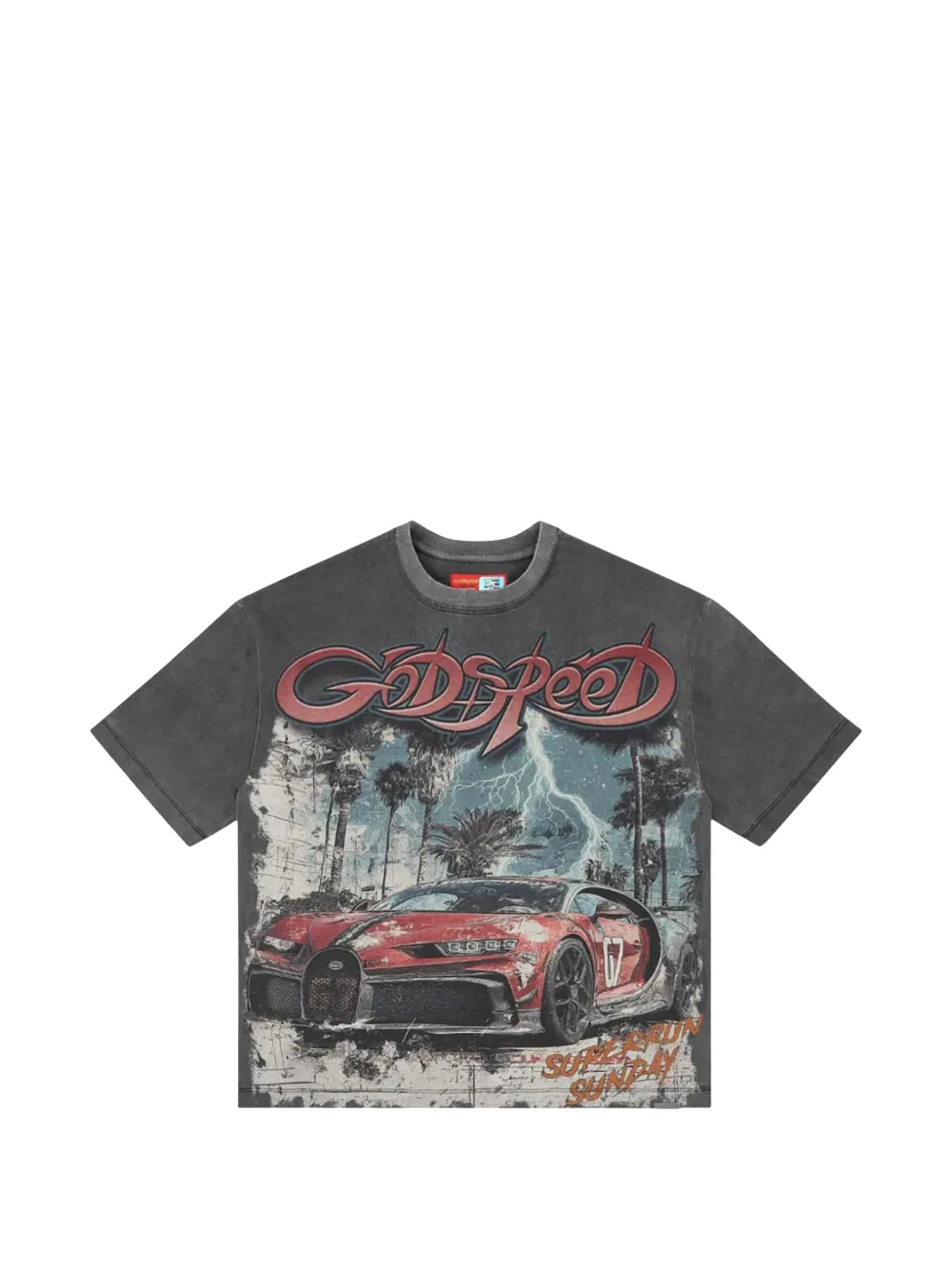 GODSPEED T-shirt con stampa - Grigio