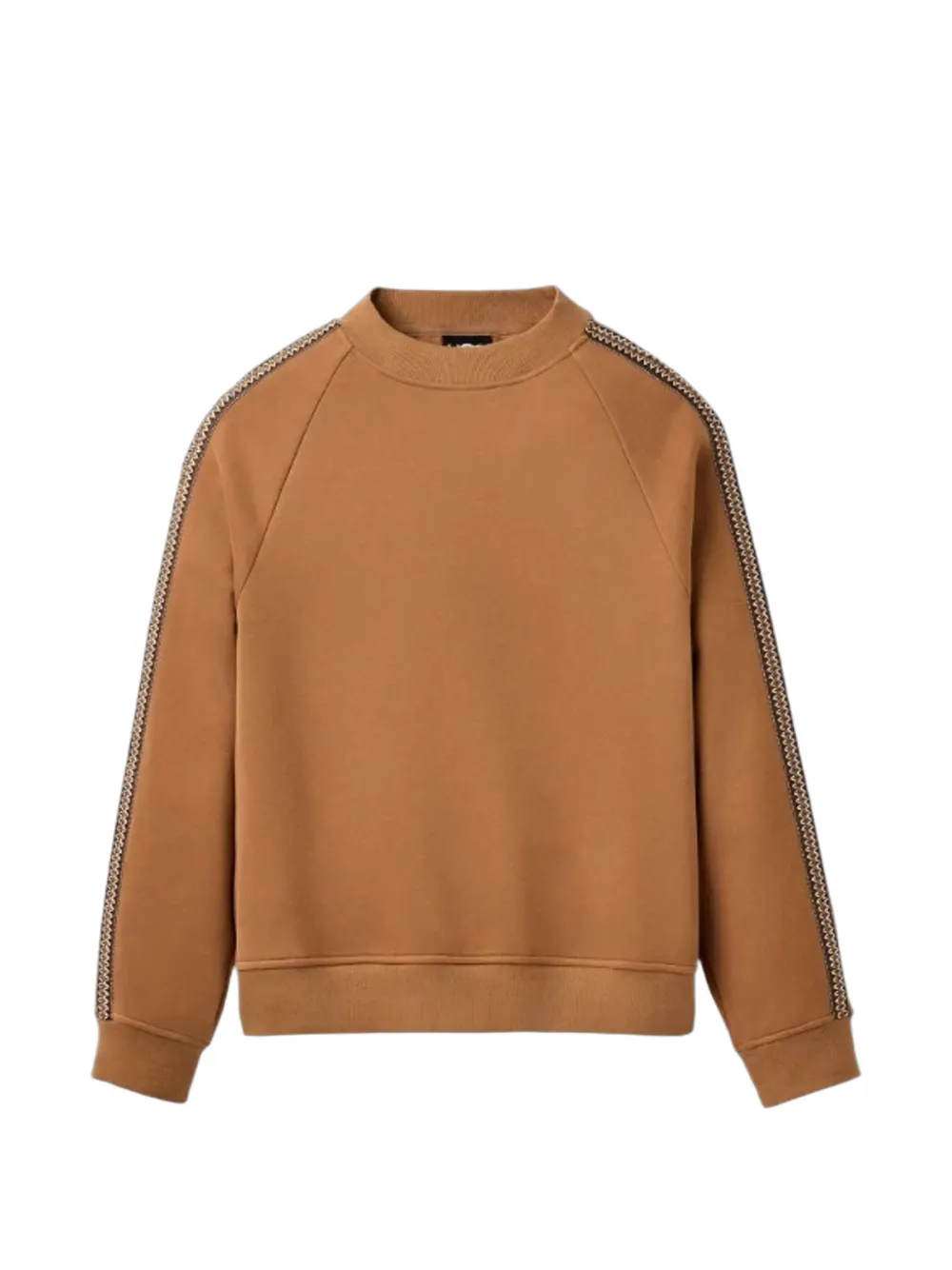 UGG Tasman crew-neck trimmed sweatshirt - Marrone