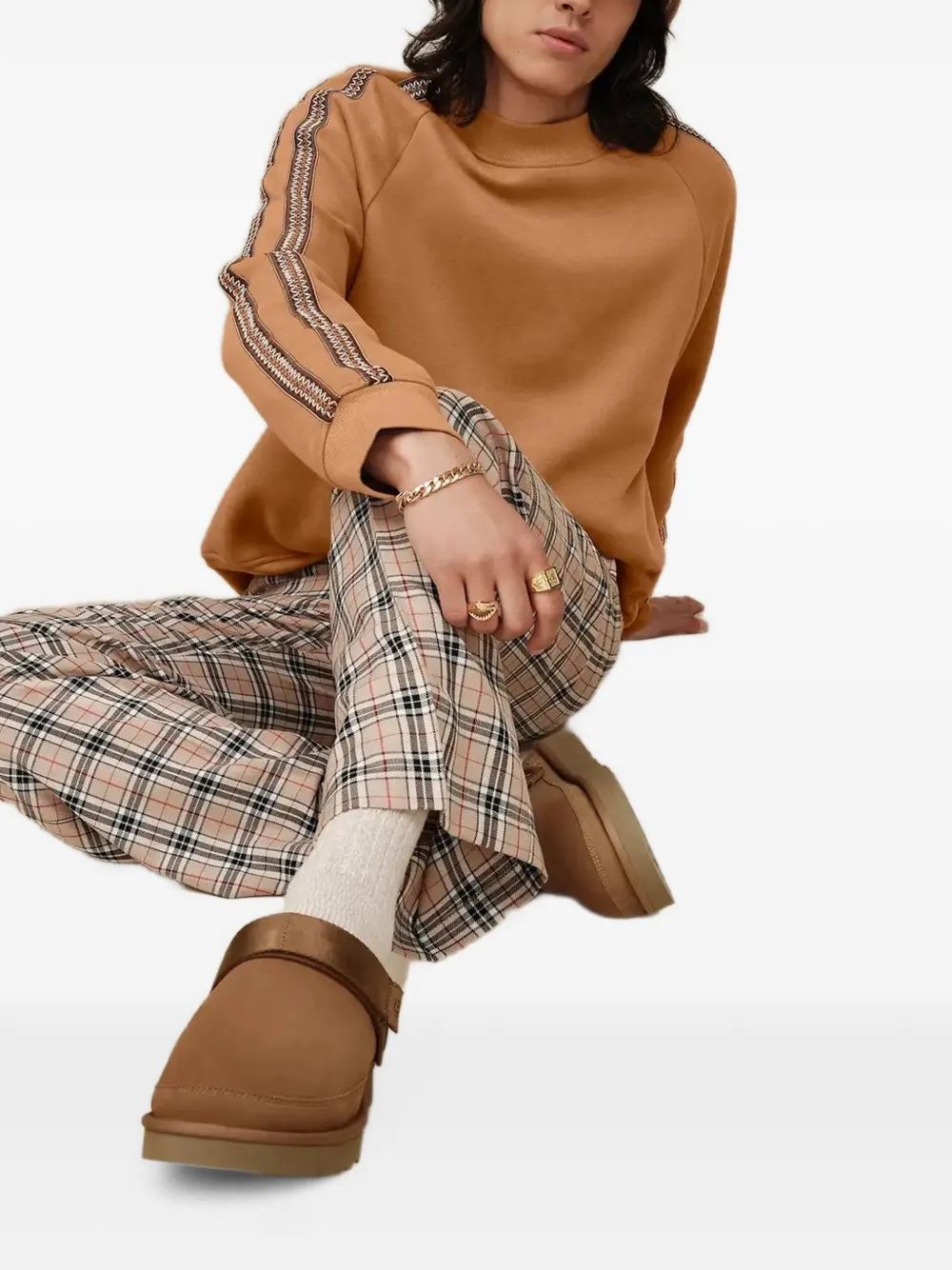 UGG Tasman sweater met ronde hals Bruin