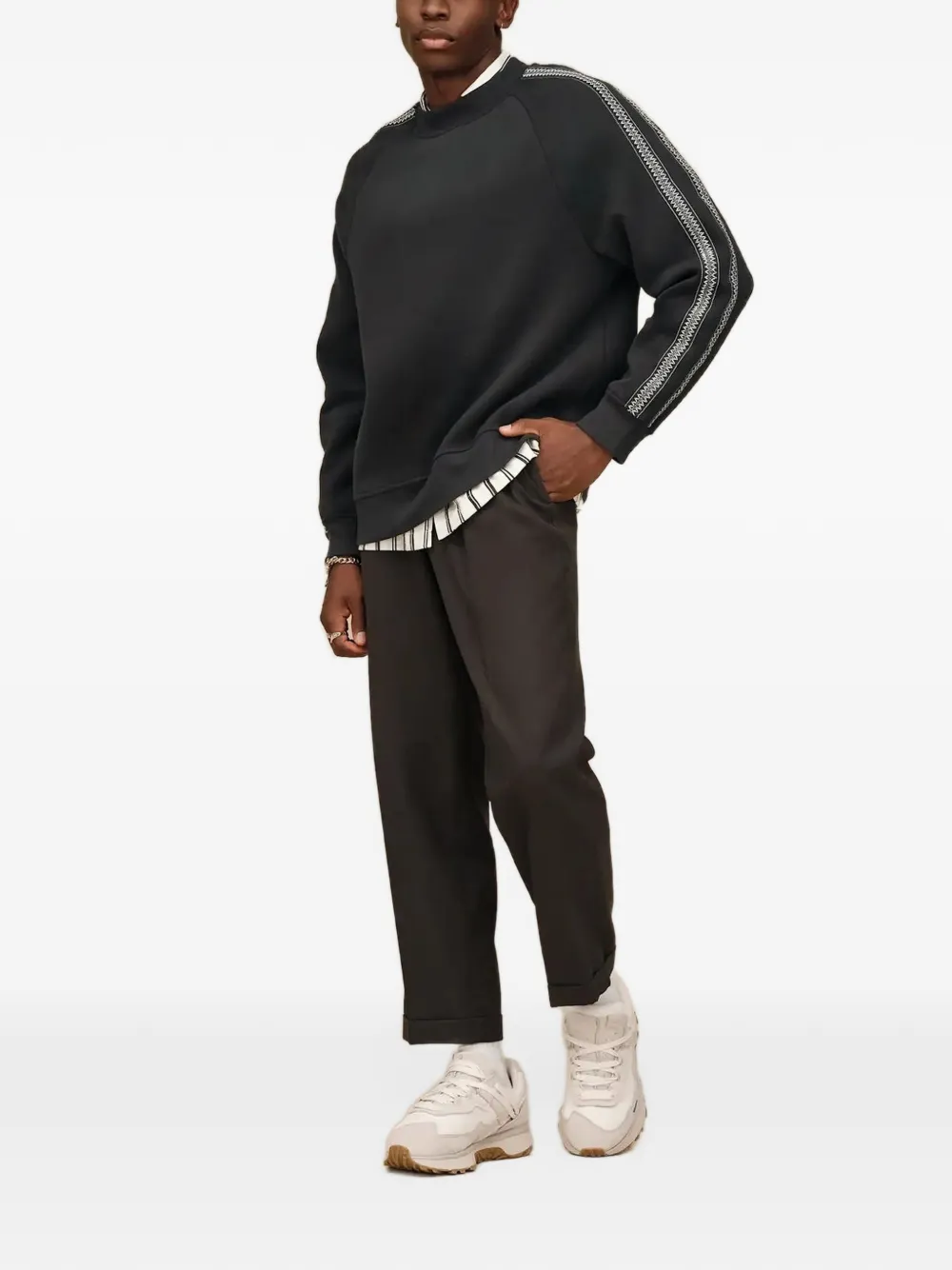 UGG Sweater met ronde hals Zwart