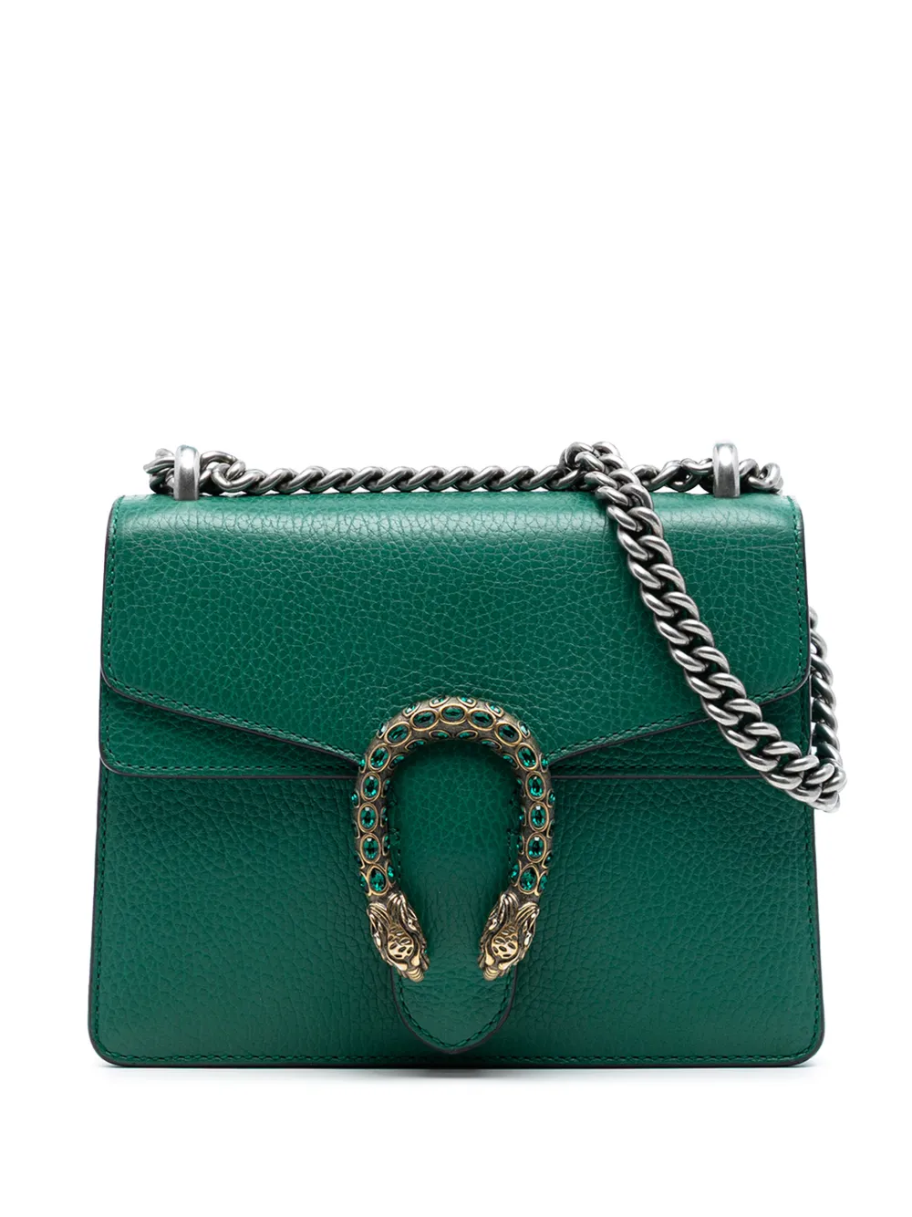 Gucci Pre-Owned 2016-2026 Small Leather Dionysus crossbody bag - Verde